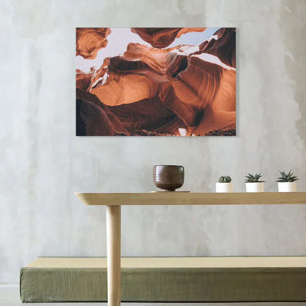 Arenaria rossa dell’Antelope Canyon - Stampa su Tela