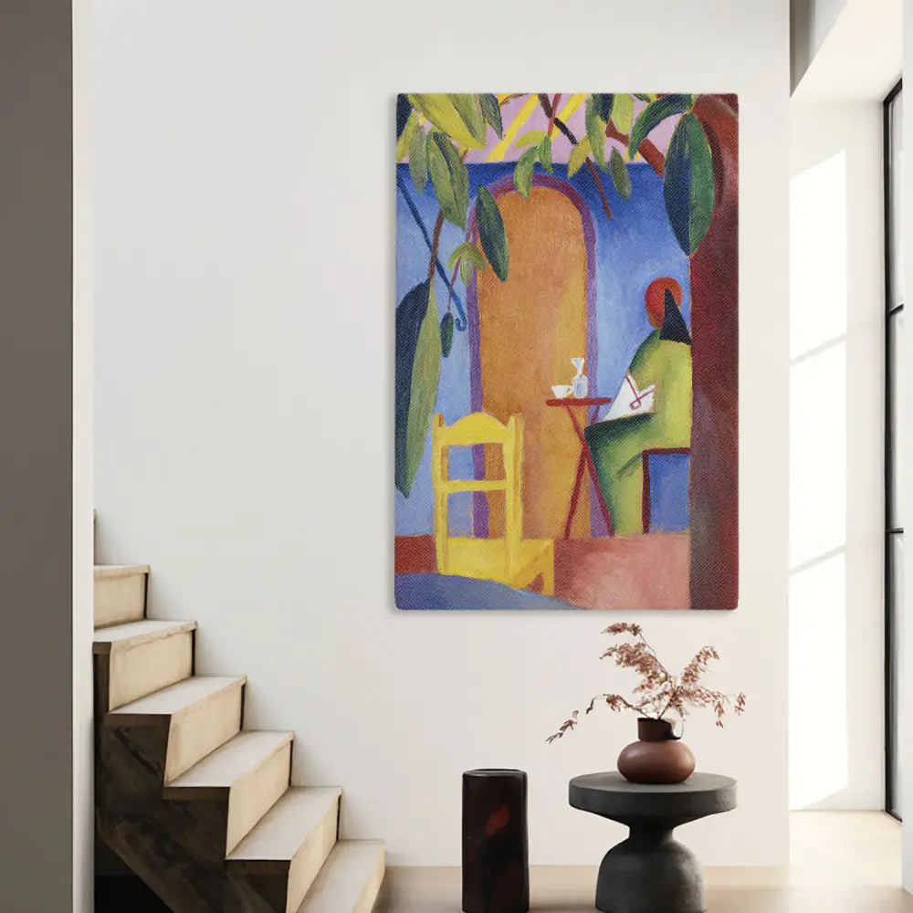 Caffè turco   August Macke - Stampa su Tela