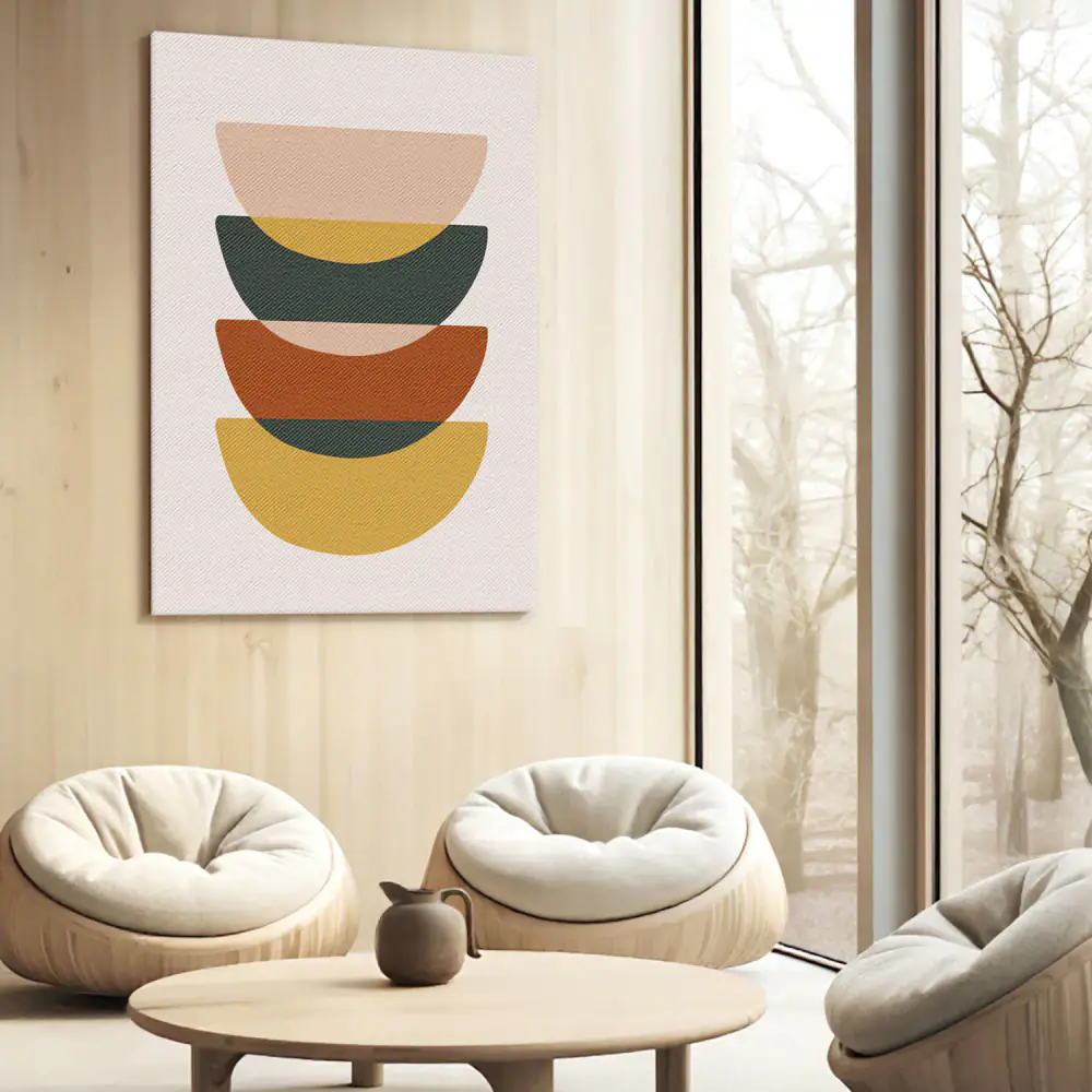 Forme Geometriche Astratte - Stampa su Tela