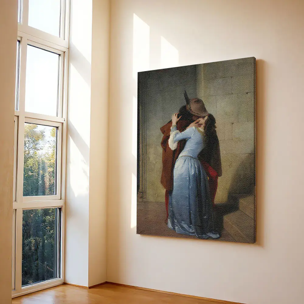 Il Bacio Francesco Hayez - Stampa su Tela