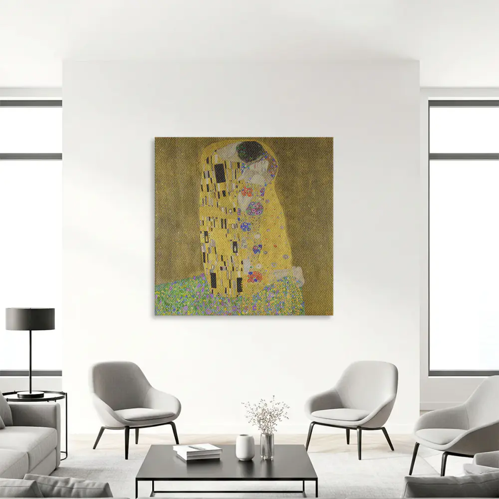 Il Bacio Gustav klimt - Stampa su Tela