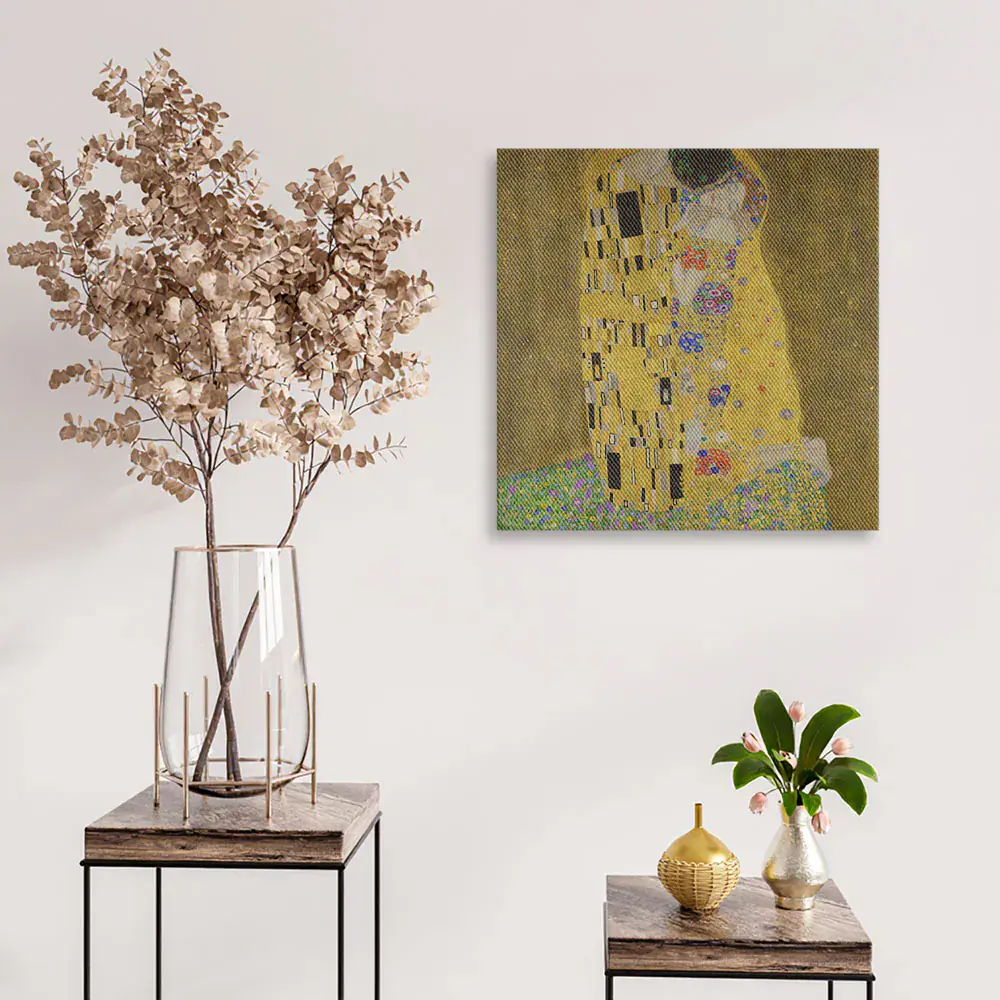 Il Bacio Gustav klimt - Stampa su Tela