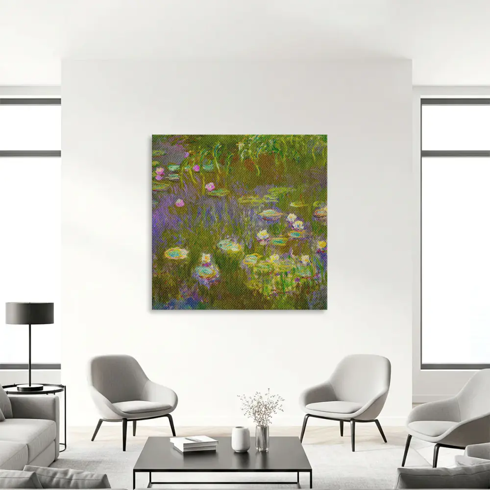 Ninfee Claude Monet - Stampa su Tela