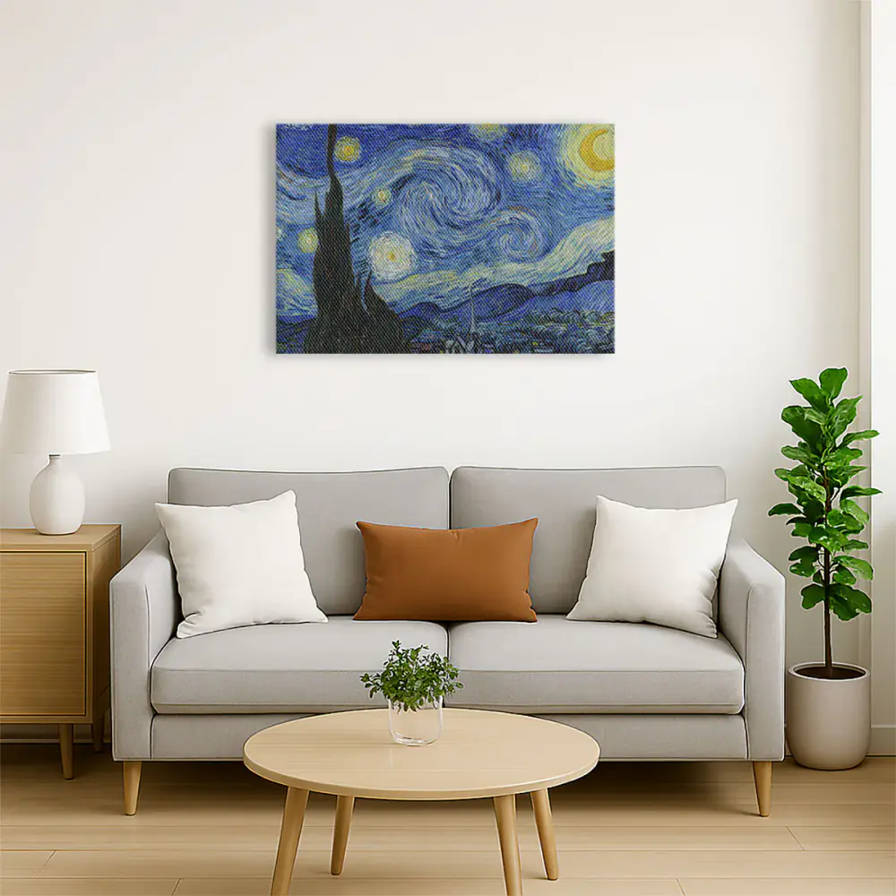 Notte stellata Vincent Van Gogh - Stampa su Tela