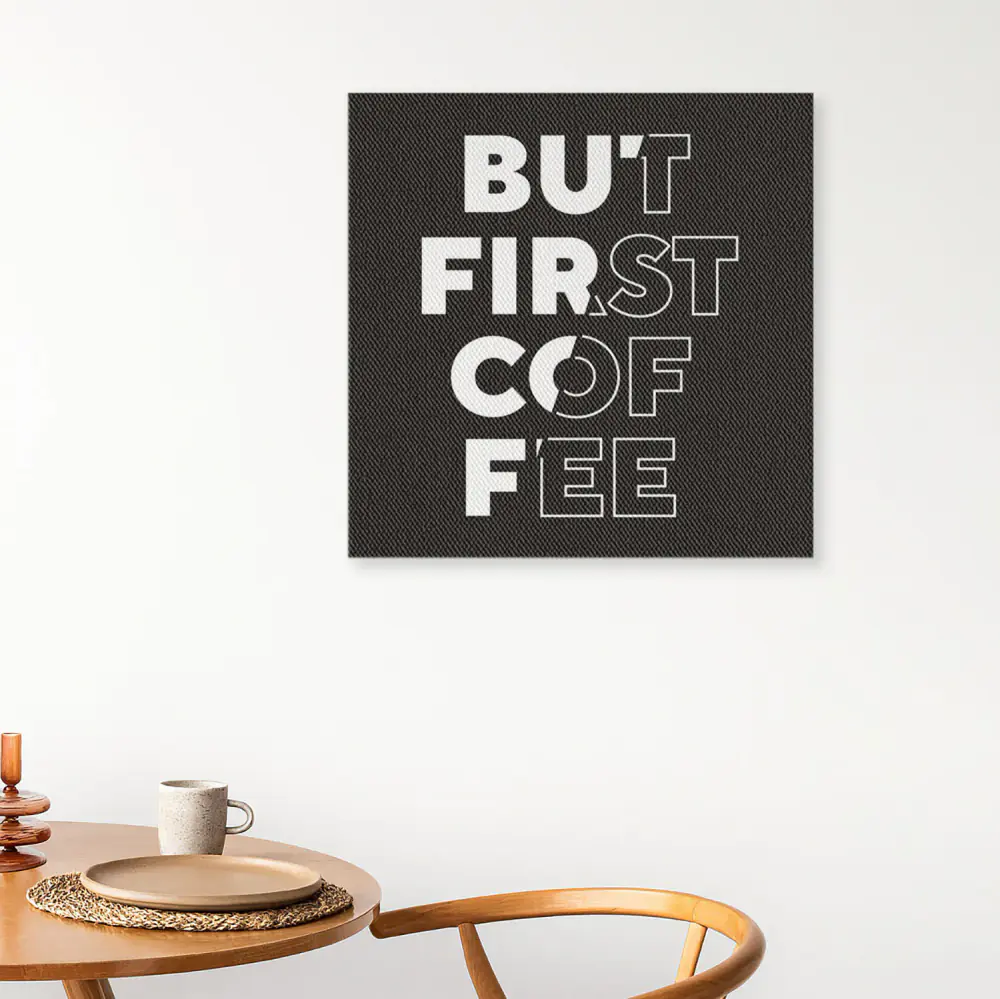Prima il Caffè - Stampa su Tela