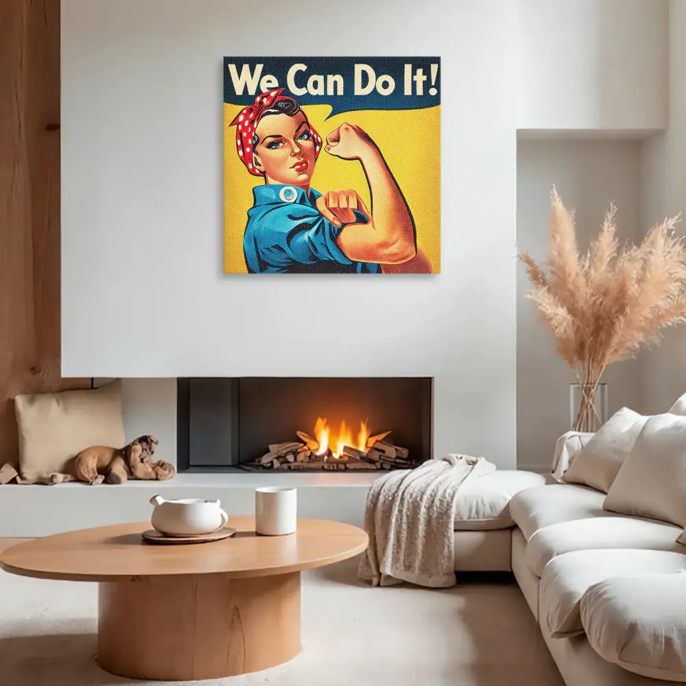 We Can Do It - Stampa su Tela